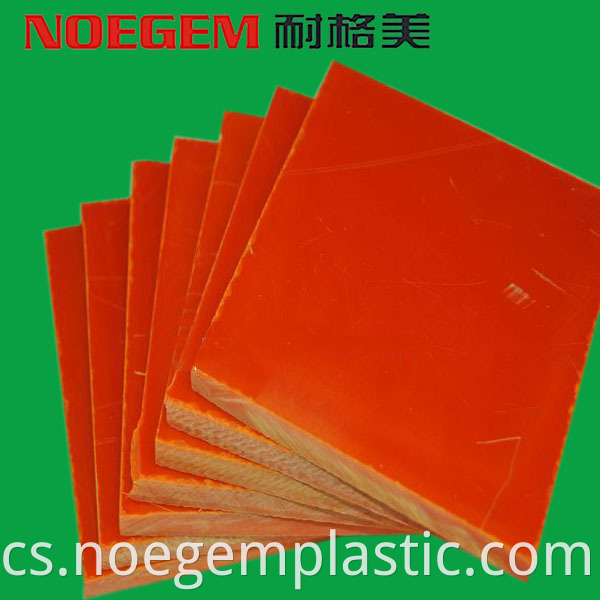 Orange Bakelite Sheet